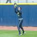 Michigan outfielder junior Nicole Sappingfield catches a ball during the sixth inning of their game against Iowa at Alumni field Saturday, April 20.
Courtney Sacco I AnnArbor.com